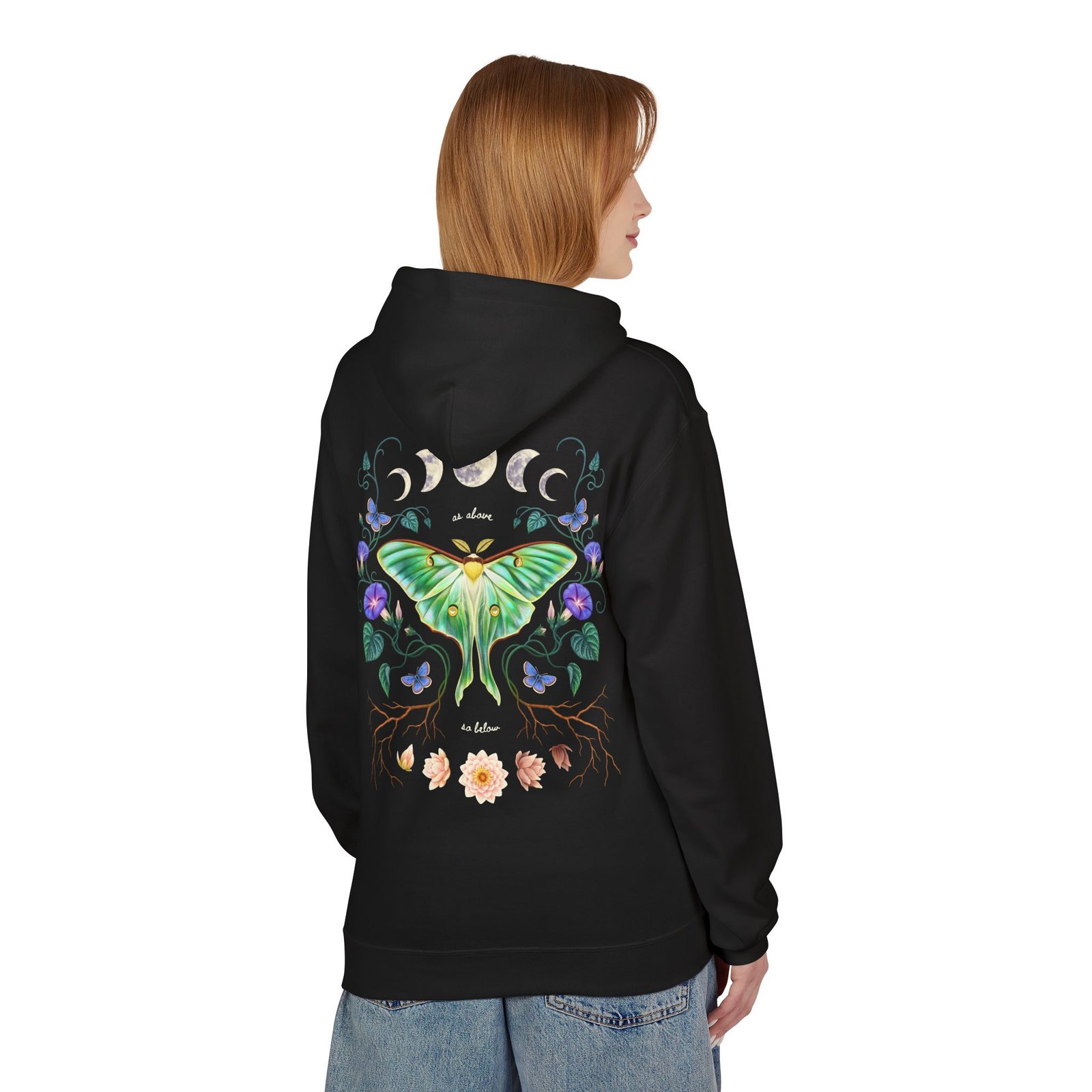 Luna Moth Hoodie - Image 10