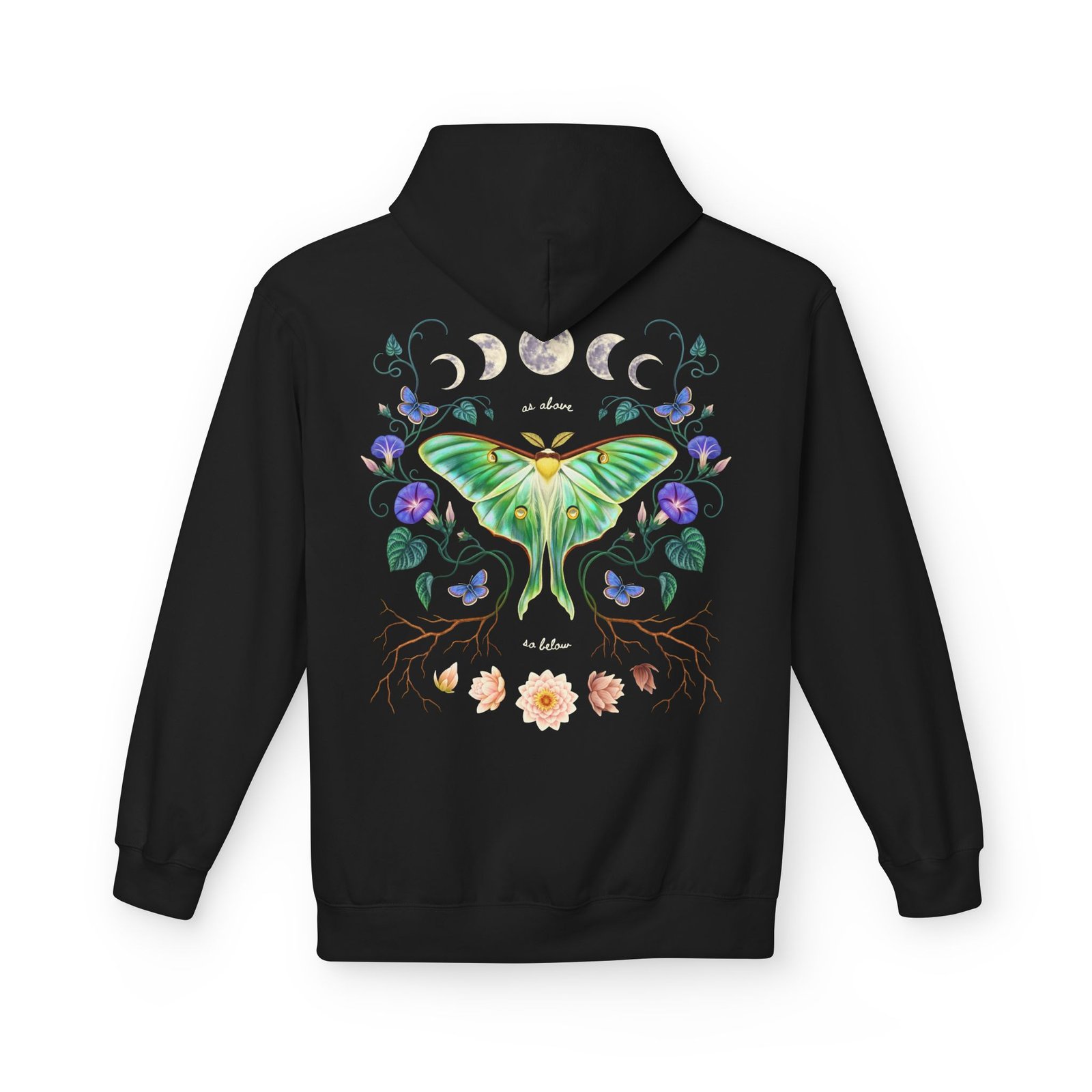 Luna Moth Hoodie - Image 2