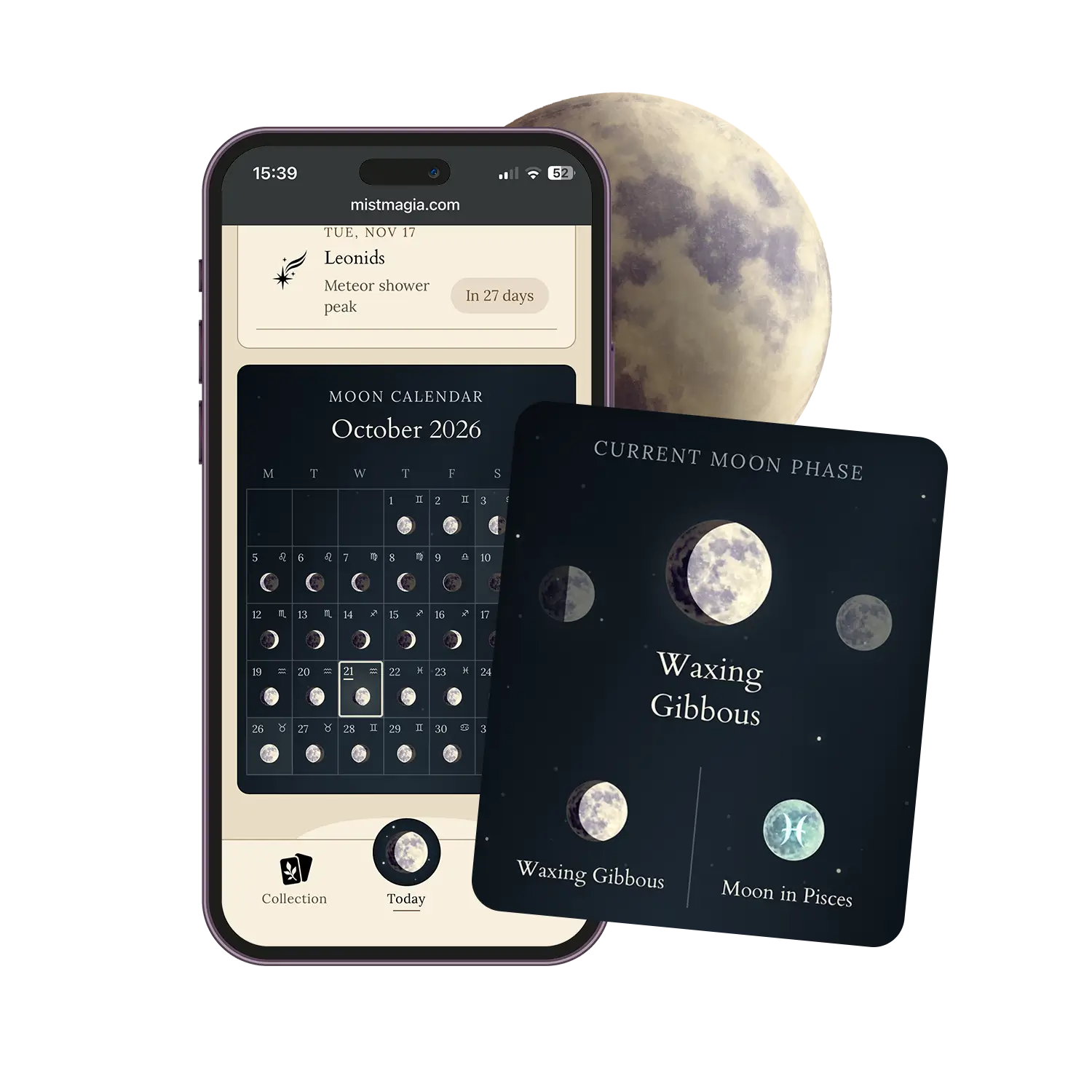 Witchcraft Cheat Sheet moon phase tracker and upcoming moon dates